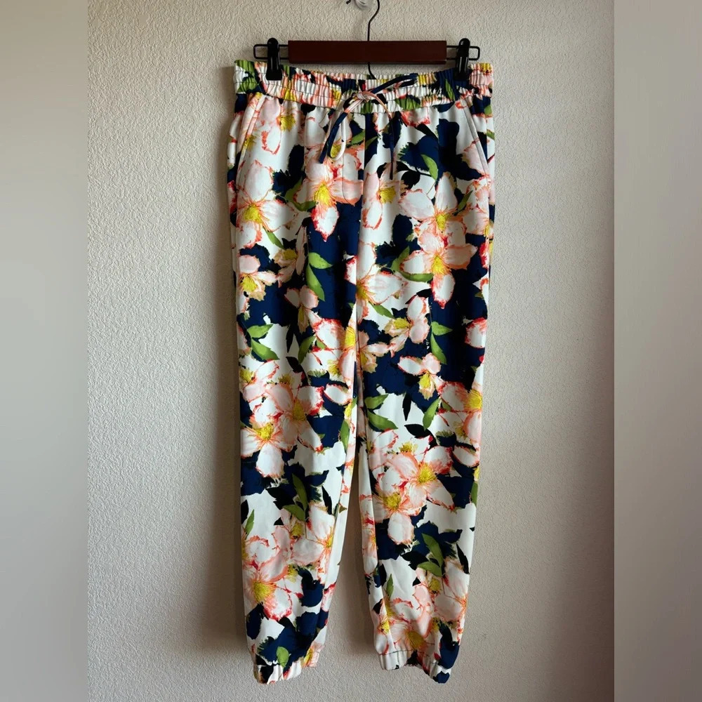 J. Crew Floral Drawstring Joggers